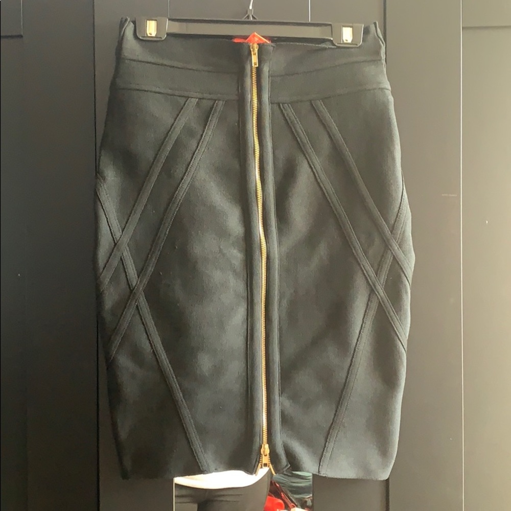 Black pencil skirt